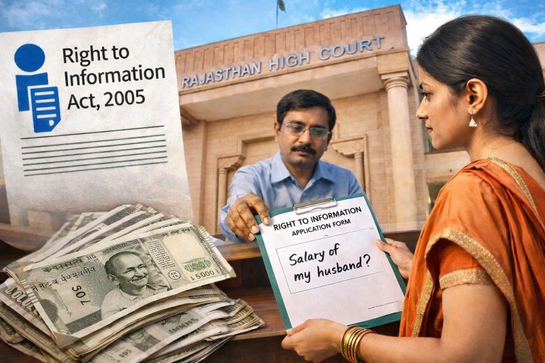 Kawppuite Hlawh Zat Chu RTI, Act Hnuaiah Dan Anga Dil Theih A Ni Lo, Hlawh Zat Chu Mimal Thil A Nih Thu Rajasthan High Court-in Tichiang