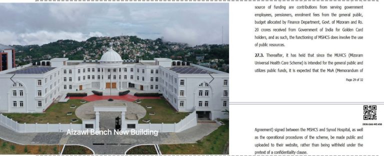 High Court in Synod Hospital leh MUCHS inremna Website-ah Tarlang Turin Ti